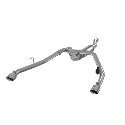 MBRP | Jeep 2.5 Inch Cat Back Exhaust System Dual Rear Exit Armor Pro Series For 20-Up Jeep Gladiator 3.6L  | S5538304