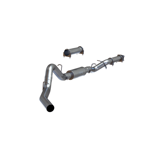 MBRP | 4 Inch Cat Back Exhaust System For 01-05 Silverado/Sierra 2500/3500 Duramax Ext/Crew Cab Single Side  | S6000P