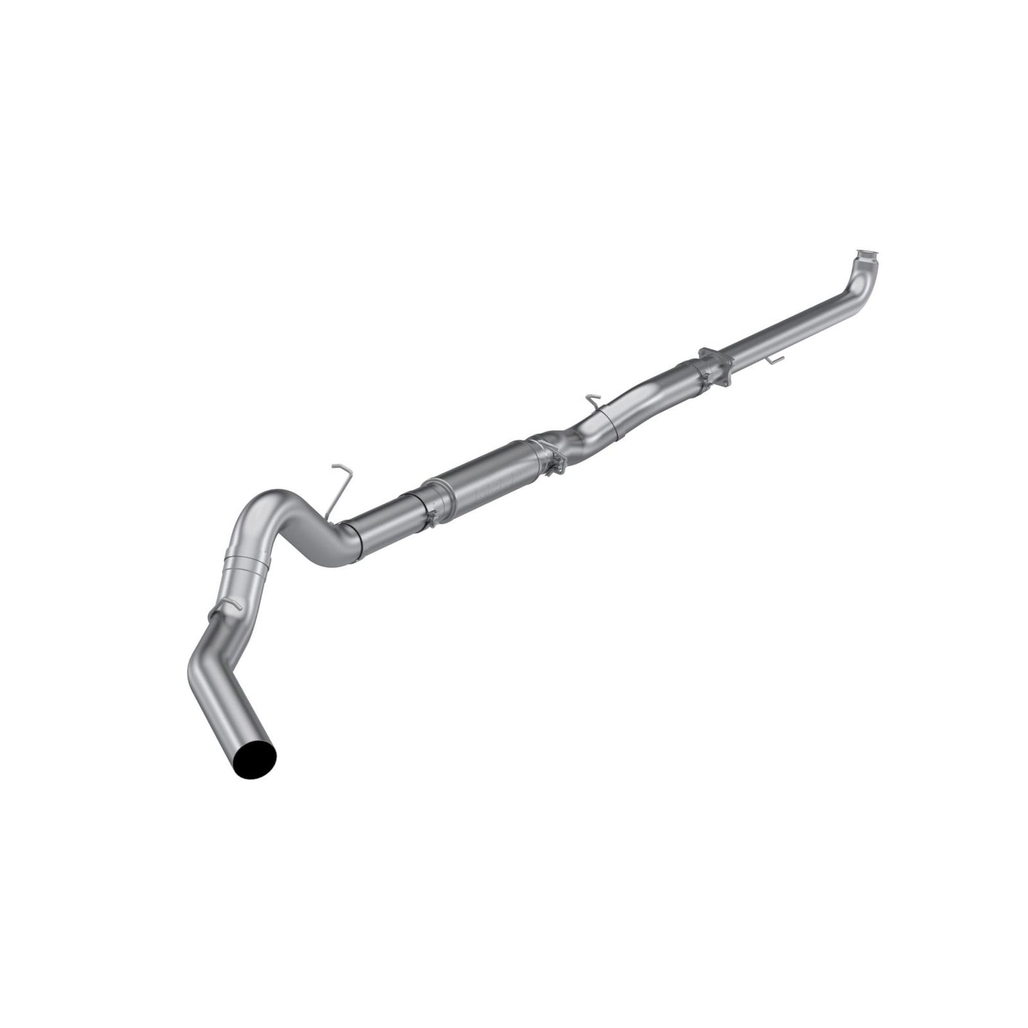 MBRP | Aluminized Steel 5 Inch Downpipe Back Single Side Exit 01-04 Silverado/Sierra 2500/3500 6.6L Duramax EC/CC  | S60210P