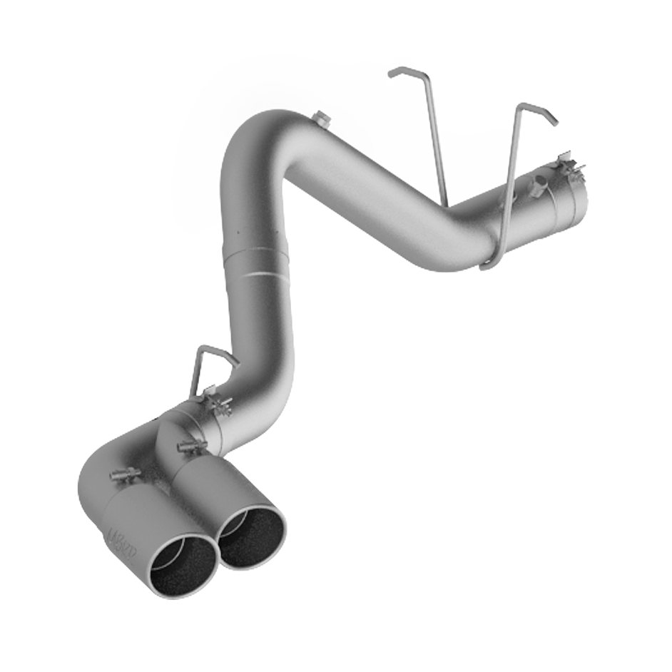MBRP | 4 Inch Filter Back Dual Outlet Single Side Aluminized Steel For 11-19 Silverado/Sierra 2500/3500 Duramax  | S6033AL