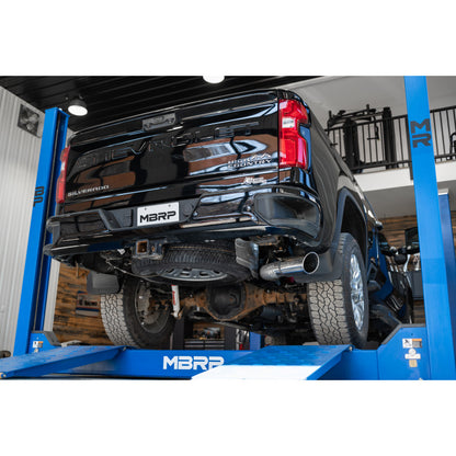 MBRP | 20-Up Chevy/GMC 2500/3500 Armor Lite Series Aluminized Steel 4 Inch Filter Back Single Side Exit Exhaust System  | S6059AL