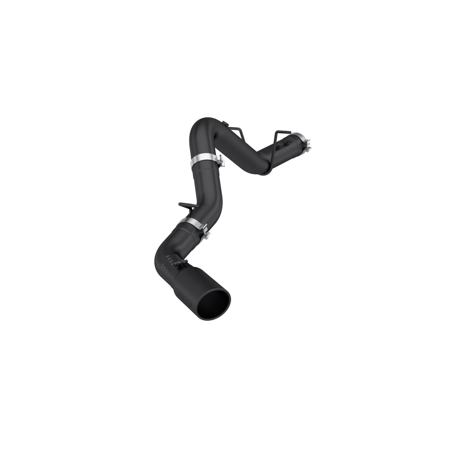 MBRP | 20-Up Silverado/Sierra 2500/3500 Armor BLK Black Coated Aluminized Steel 4 Inch Filter Back Single Side Exit Exhaust System  | S6059BLK