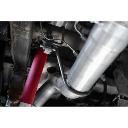 MBRP | 20-Up Silverado/Sierra 2500/3500 Armor BLK Black Coated Aluminized Steel 4 Inch Filter Back Single Side Exit Exhaust System  | S6059BLK