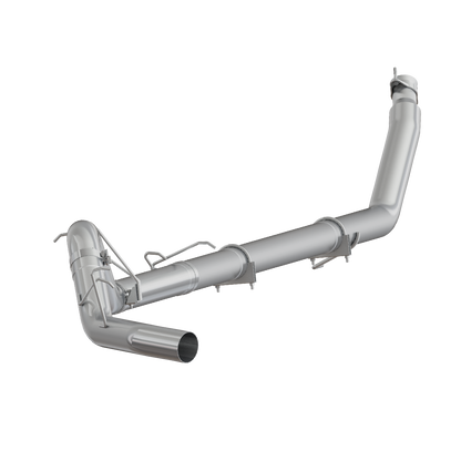 MBRP | Dodge 4 Inch Turbo Back Single, No Muffler, Armor Plus For 98-02 Dodge Ram 2500/3500 Cummins  | S6100SLM