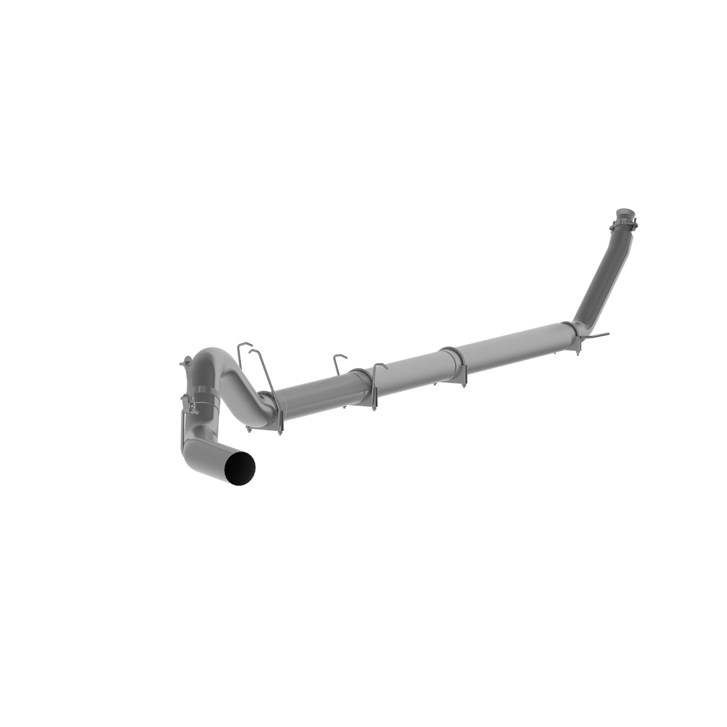 MBRP | Dodge 5 Inch Single Side Turbo No Muffler Armor Lite For 98-02 Dodge Ram 2500/3500 Cummins  | S61120PLM