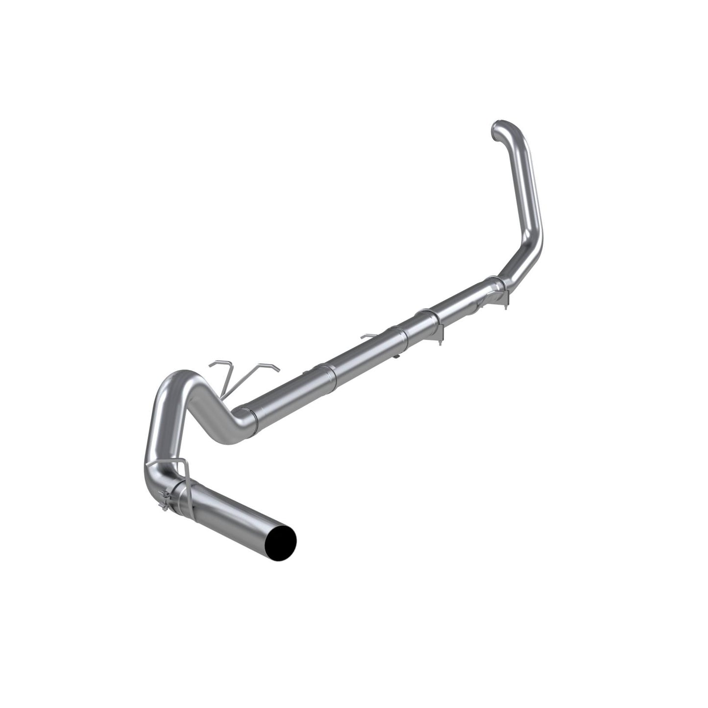 MBRP | 4 Inch Turbo Back Single No Muffler T409 Stainless Steel For 99-03 Ford F-250/350 7.3L  | S6200SLM