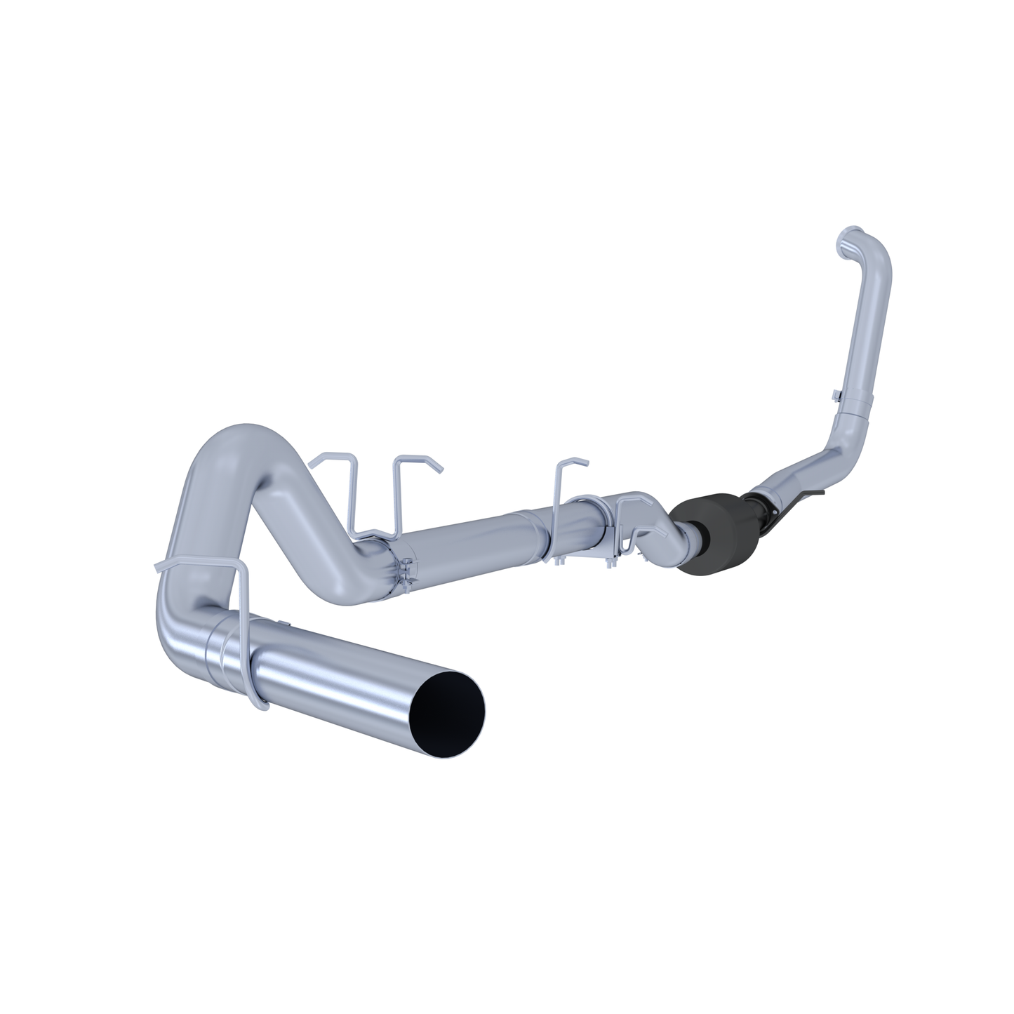 MBRP | 4 Turbo Back Single Side Exit No Muffler Inch For 03-07 Ford F-250/350 6.0L, Extended Cab/Crew Cab  | S6212PLM