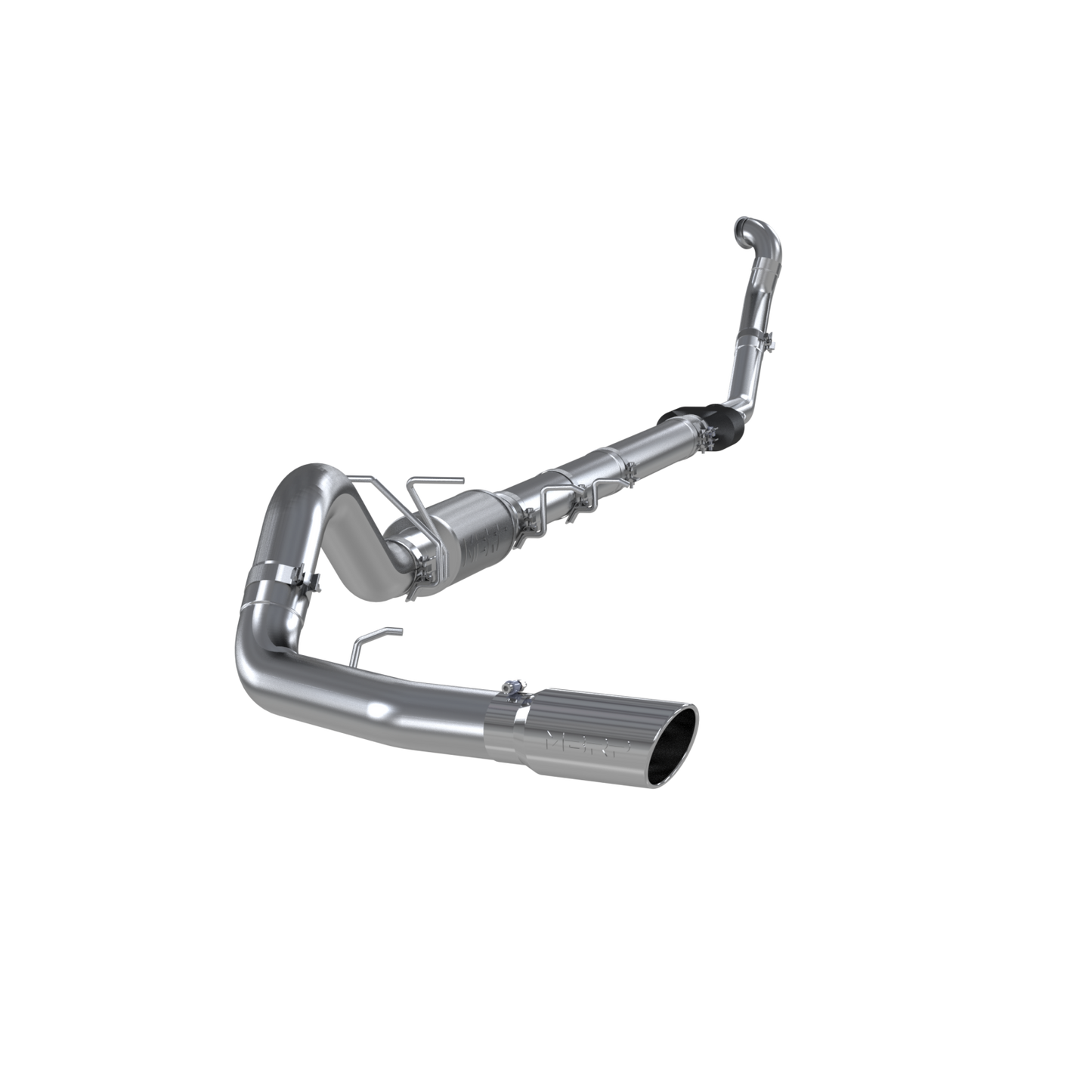 MBRP | 4 Inch Turbo Back Single Side Exit Aluminized Steel For 94-97 Ford F-250/350 7.3L Powerstroke  | S6218AL