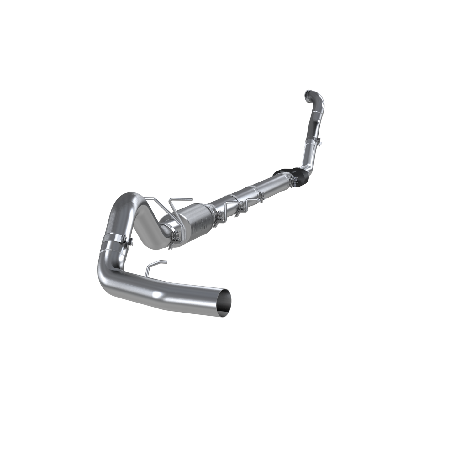 MBRP | 4 Inch Turbo Back Single Side Exit Aluminized, No Tip, For 94-97 Ford F-250/350 7.3L  | S6218P