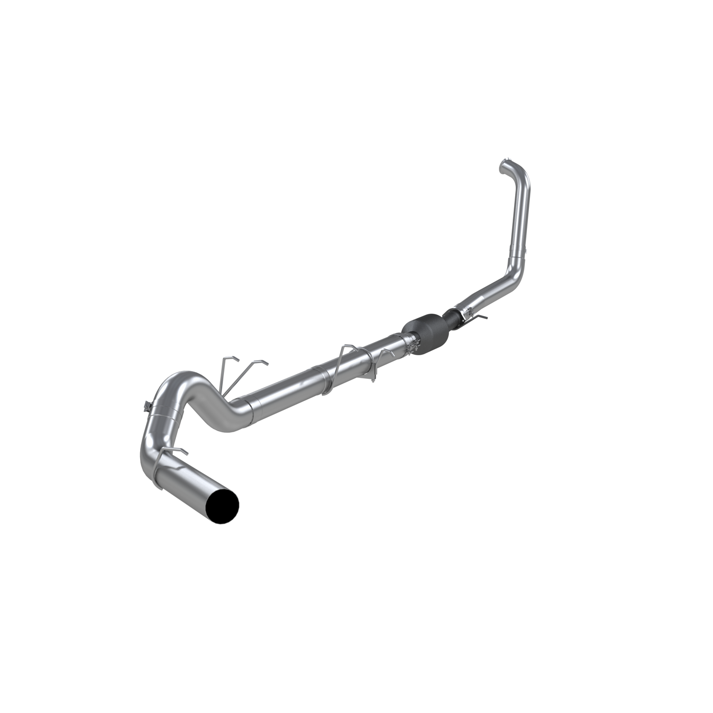 MBRP | 5 Inch Turbo Back Single Side Exit No Muffler T409 Stainless Steel For 03-07 Ford F-250/350 6.0L,  | S62240SLM