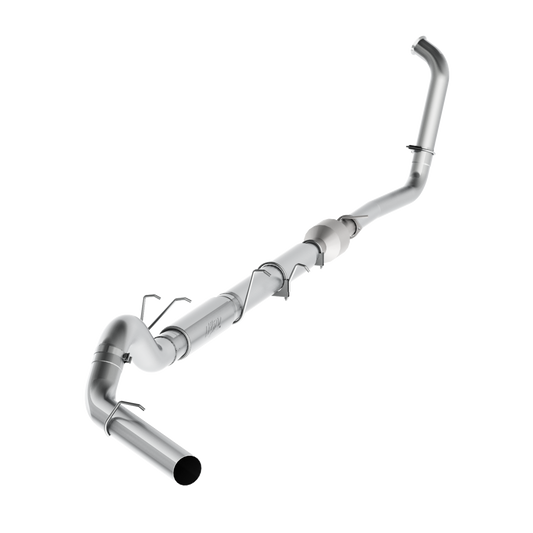 MBRP | 5 Inch Turbo Back Stock Cat Single Side Exit Aluminized Steel For 03-07 Ford F-250/350 6.0L, Extended Cab/Crew Cab  | S62340P