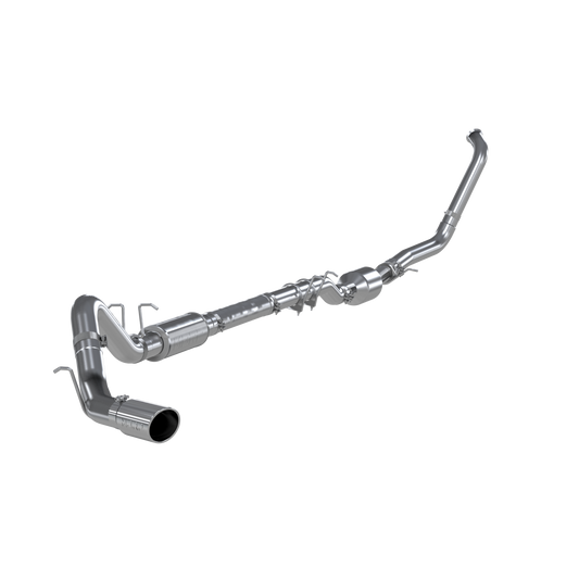 MBRP | 4 Inch Exhaust System Kit Turbo Back For 03-07 Ford F-350/450/550 6.0L Single Side Exit T409 Stainless Steel  | S6240409