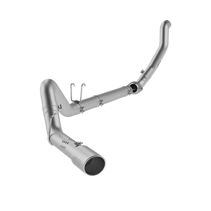 MBRP | 4 Inch Filter Back With Down Pipe Single Side Exit Aluminized Steel For 08-10 Ford F-250/350/450 6.4 L Powerstroke  | S6282AL