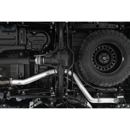 MBRP | 21-23 Jeep Gladiator Armor Plus Series T409 Stainless Steel 3 Inch Filter Back Rear Turn Down Exhaust System  | S6502409