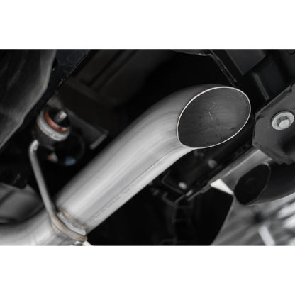 MBRP | 21-23 Jeep Gladiator Armor Plus Series T409 Stainless Steel 3 Inch Filter Back Rear Turn Down Exhaust System  | S6502409