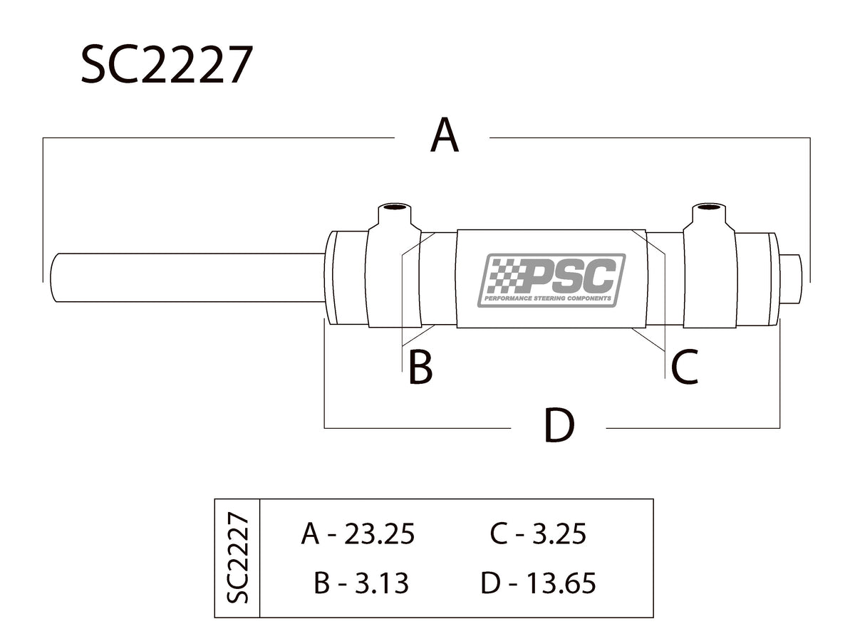 PSC Double-Ended Full Hydraulic Steering Cylinders & Kits - product image 24