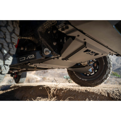 DV8 OFF-ROAD | 2024 2025 Toyota Tacoma, Land Cruiser Rear Belly Skid Plate  | SPTT1-09