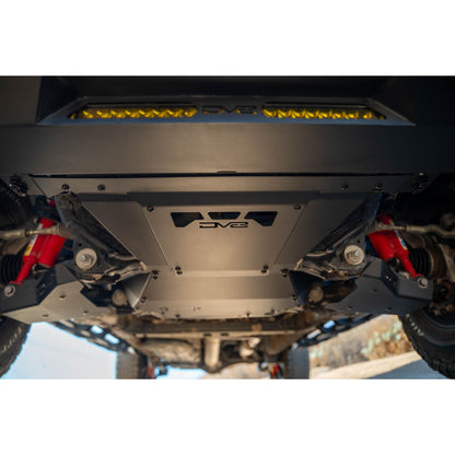 DV8 OFF-ROAD | 2024 2025 Toyota Tacoma, Land Cruiser Rear Belly Skid Plate  | SPTT1-09