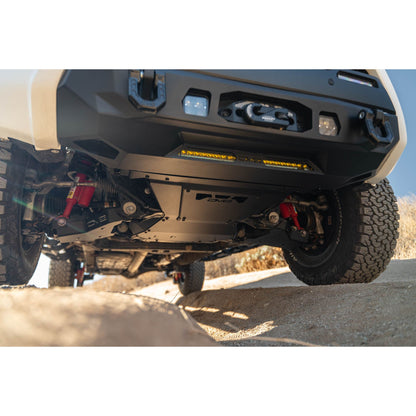 DV8 OFF-ROAD | 2024 2025 Toyota Tacoma, Land Cruiser Rear Belly Skid Plate  | SPTT1-09