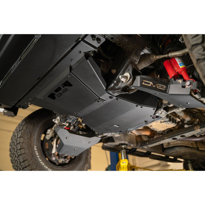 DV8 OFF-ROAD | 2024 2025 Toyota Tacoma, Land Cruiser Rear Belly Skid Plate  | SPTT1-09