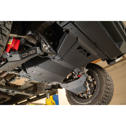 DV8 OFF-ROAD | 2024 2025 Toyota Tacoma, Land Cruiser Rear Belly Skid Plate  | SPTT1-09