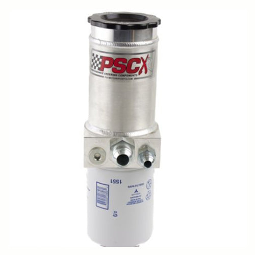 PSC MOTORSPORTS | Super Flow Remote Reservoir with External Filter - 13.5" Tall | SR500