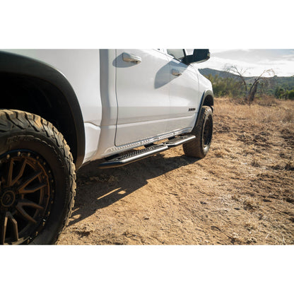 DV8 OFF-ROAD | 2019 2025 RAM 1500 Crew Cab OE Plus Side Steps  | SRDR1-01