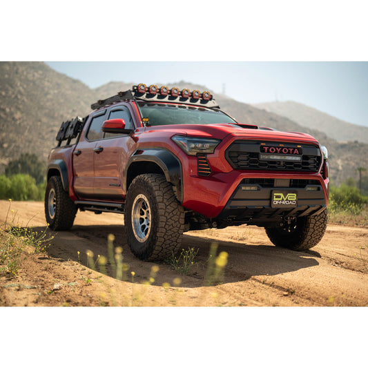DV8 OFF-ROAD | 2024 2025 Toyota Tacoma Double Cab Rock Sliders  | SRTT1-04