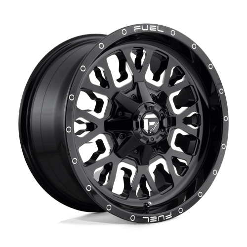 FUEL D611 STROKE Gloss Black Milled