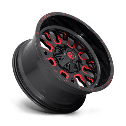FUEL D612 STROKE Gloss Black Red Tinted Clear