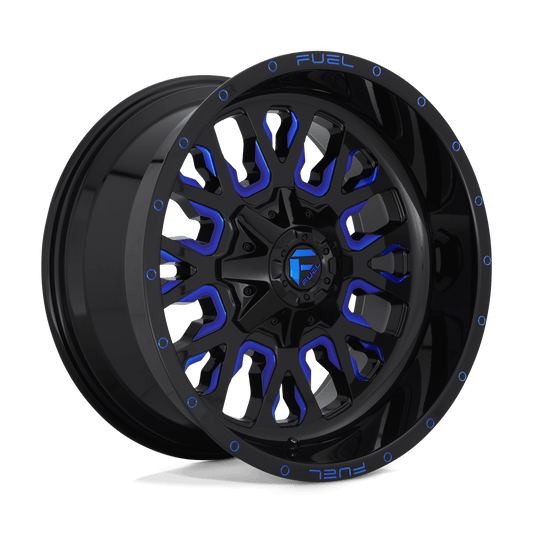 FUEL D645 STROKE Gloss Black Blue Tinted Clear