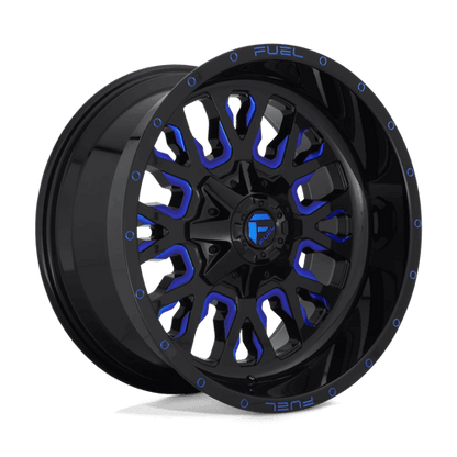 FUEL D645 STROKE Gloss Black Blue Tinted Clear