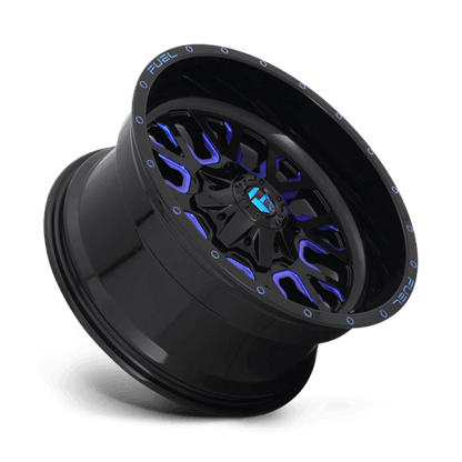 FUEL D645 STROKE Gloss Black Blue Tinted Clear