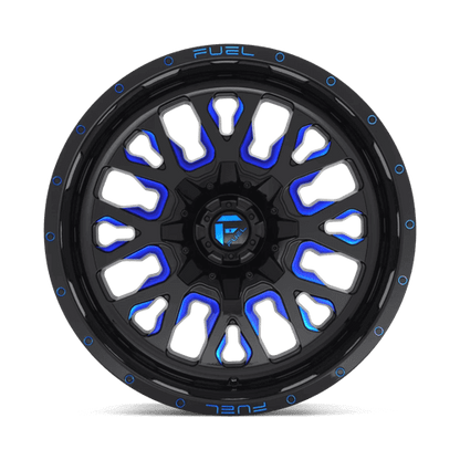 FUEL D645 STROKE Gloss Black Blue Tinted Clear