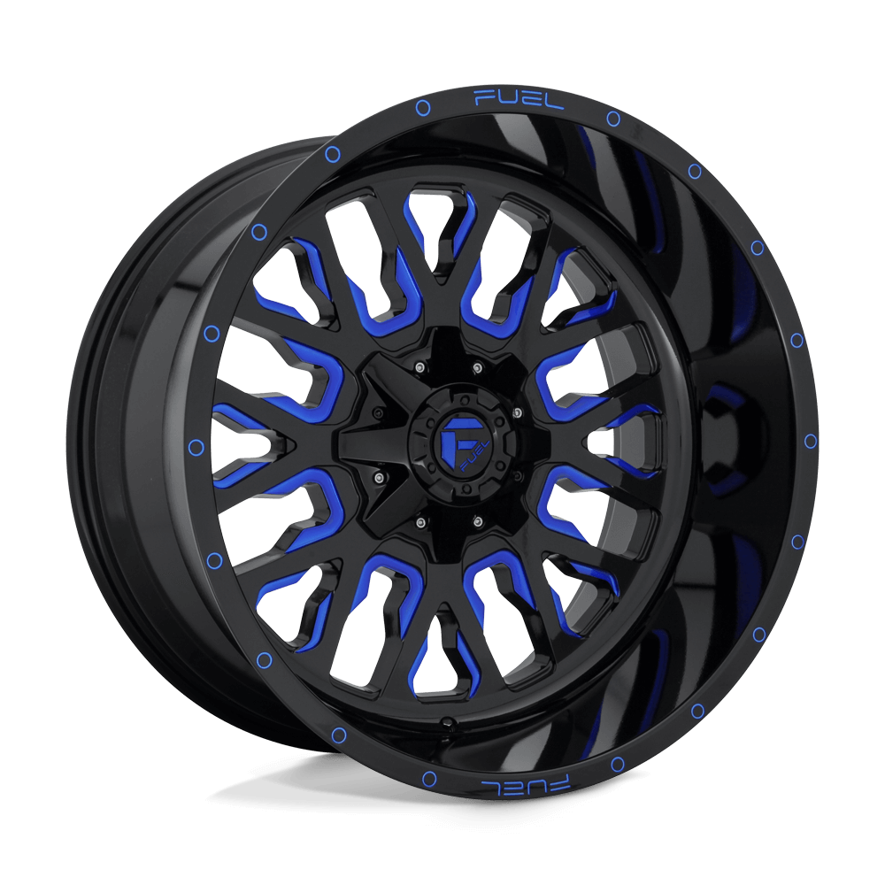 FUEL D645 STROKE Gloss Black Blue Tinted Clear