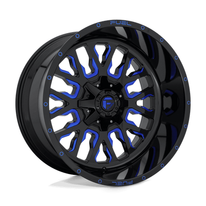 FUEL D645 STROKE Gloss Black Blue Tinted Clear