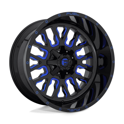 FUEL D645 STROKE Gloss Black Blue Tinted Clear