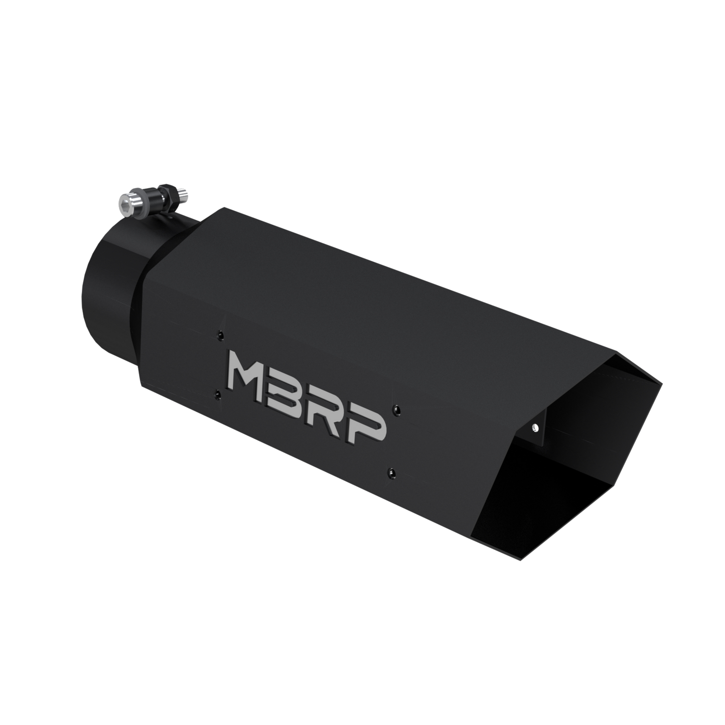 MBRP | Universal 5 Inch Hexagon Shaped W/Back Plate Exhaust Tip  | T5164BLK