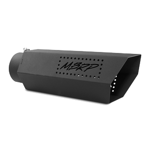 MBRP | Universal 5 Inch Hexagon Shaped Black Series No Back Plate Exhaust Tip  | T5165BLK