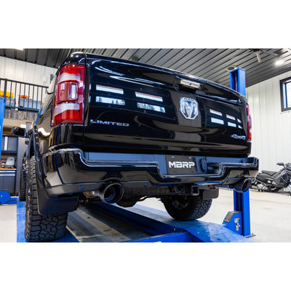 MBRP | 2019-2024 Ram 1500 5.7L Hemi Black Exhaust Tips, Armor BLK 5 Inch OD Dual Wall Angle Cut, Sold In Pairs  | T5199BLK