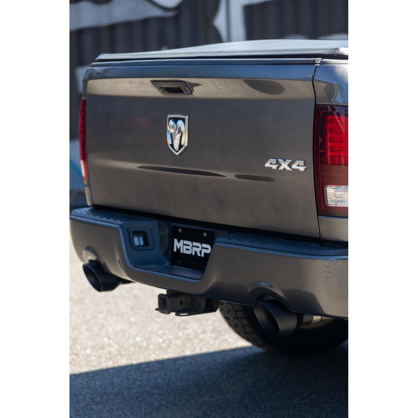 MBRP | 2009-2018 Ram 1500 and 2019-2024 Ram 1500 5.7L Hemi Black Exhaust Tips, Armor BLK 5 Inch OD Dual Wall Angle Cut. Sold In Pairs  | T5200BLK