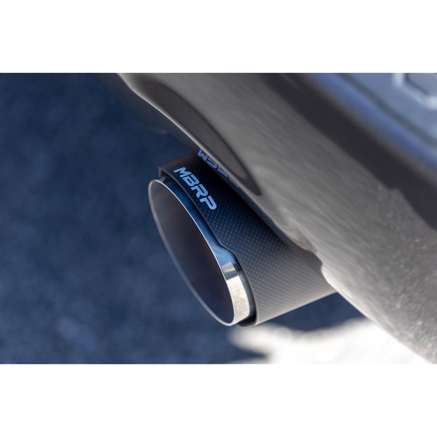 MBRP | 2009-2018 Ram 1500 and 2019-2024 Ram 1500 5.7L Hemi Carbon Fiber Exhaust Tips, 5 Inch OD Dual Wall Angle Cut. Sold In Pairs  | T5200CF