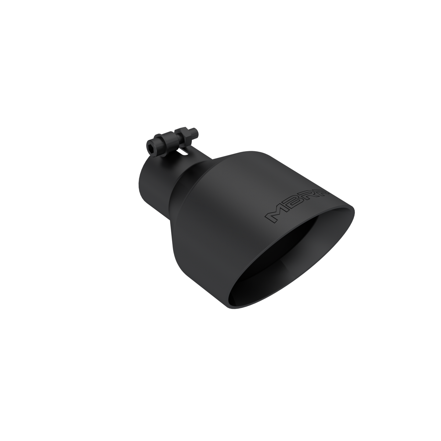 MBRP | Universal Black Tip, 2.5-Inch ID, 5-Inch OD Angle Cut Dual Wall  | T5203BLK