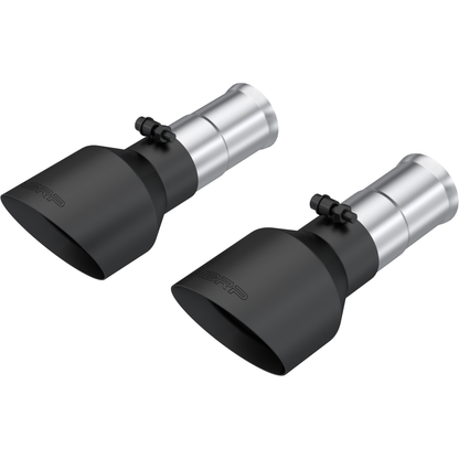 MBRP | 2025-Up Ram 1500 3.0L SST 5 Inch OD Black-Coated Stainless Steel Tips Sold in Pairs  | T5204BLK