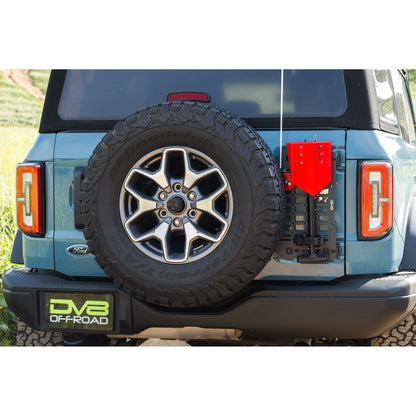 DV8 OFF-ROAD | 2021 2025 Ford Bronco Tailgate Reinforcement Molle Panel  | TCBR-04