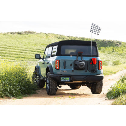 DV8 OFF-ROAD | 2021 2025 Ford Bronco Tailgate Reinforcement Molle Panel  | TCBR-04