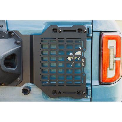 DV8 OFF-ROAD | 2021 2025 Ford Bronco Tailgate Reinforcement Molle Panel  | TCBR-04