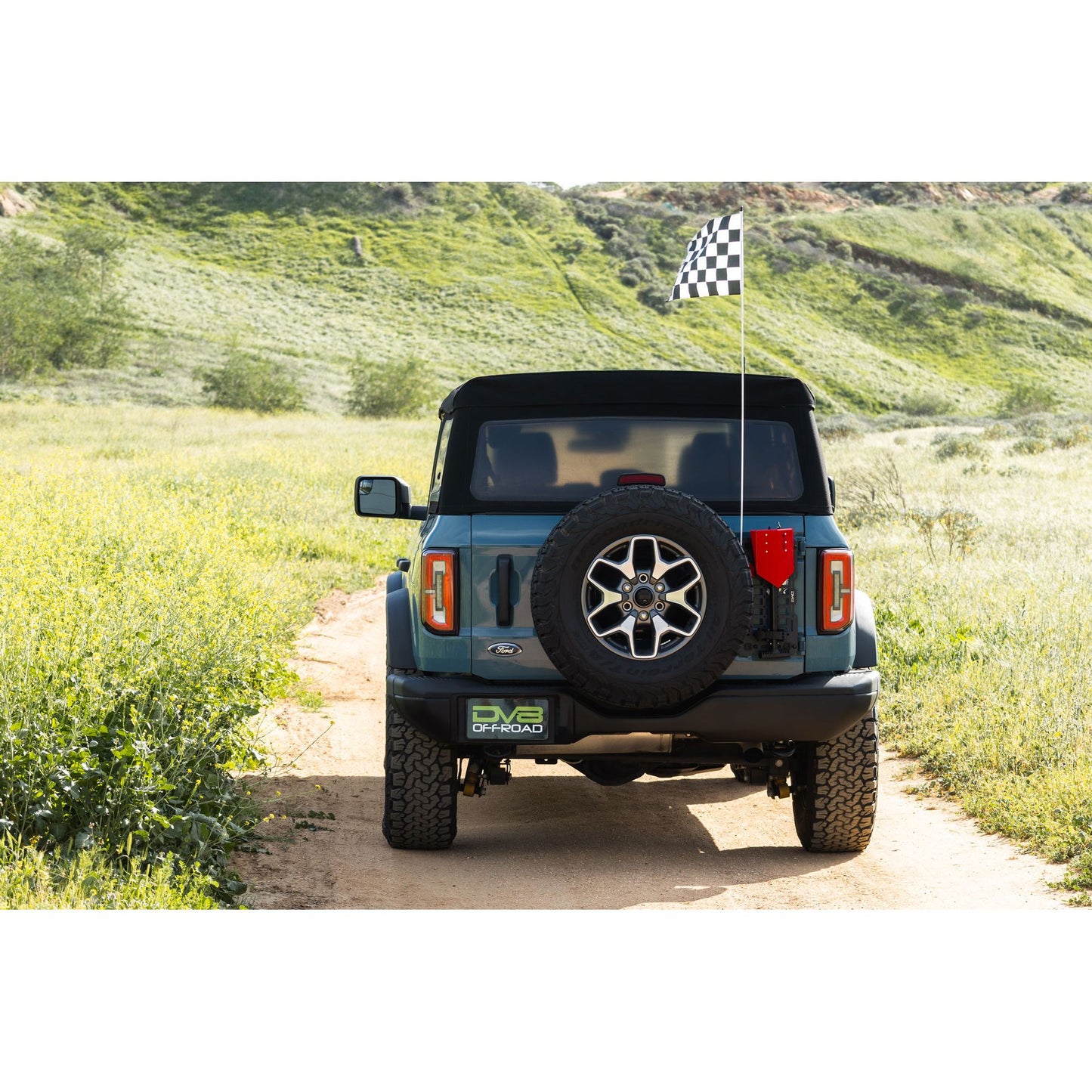 DV8 OFF-ROAD | 2021 2025 Ford Bronco Tailgate Reinforcement Molle Panel  | TCBR-04