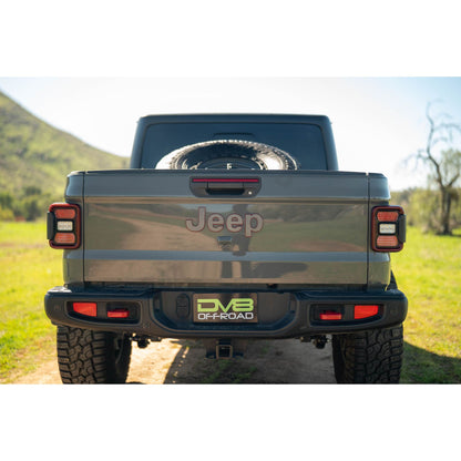 DV8 OFF-ROAD | 2020 2025 Jeep Gladiator JT Adjustable In Bed Tire Carrier  | TCGL-03