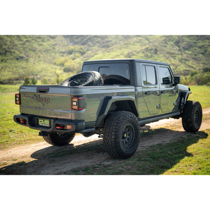 DV8 OFF-ROAD | 2020 2025 Jeep Gladiator JT Adjustable In Bed Tire Carrier  | TCGL-03